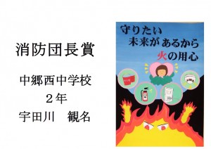 4　消防団長賞　宇田川　観名